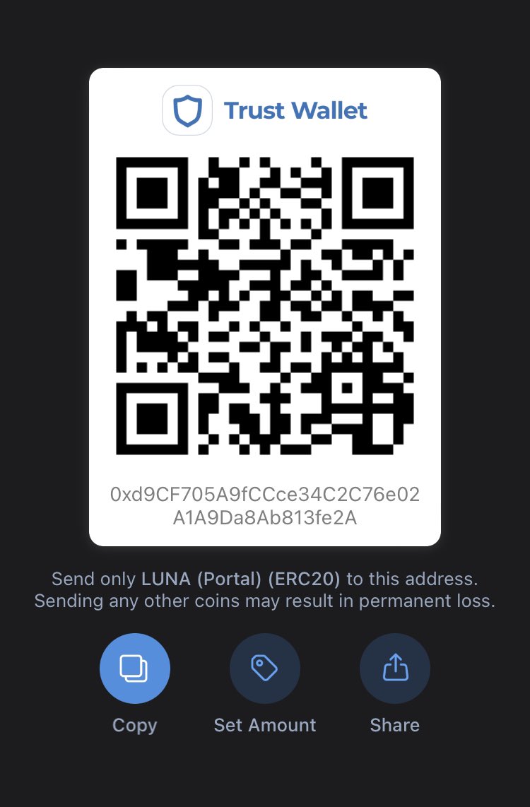 fnzinz's tweet photo. @LunaTerraGlobal 0xd9CF705A9fCCce34C2C76e02A1A9Da8Ab813fe2A https://t.co/aTkfaxmR5G