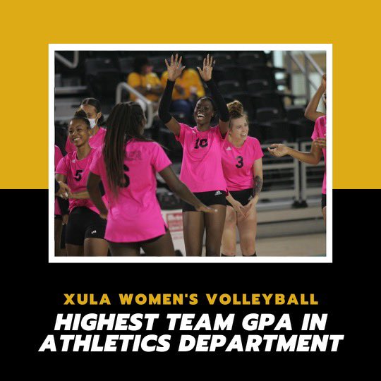 Great year on and off the court!!!
Congrats to all of the 4.0 students this semester:
Angela Egonu
Emi Riglioni
Giulia Follador
Madison Smith
Vivica Price-Spraggins 

#whyxula #hbcu

#xula #volleyball #vb #xavier #nola #neworleans #naia