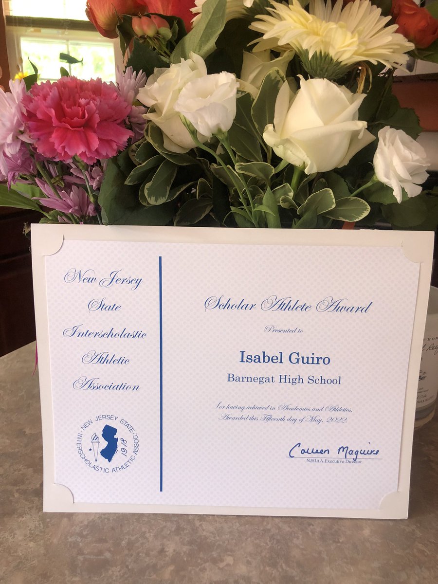 ✨2022 NJSIAA Scholar Athlete Award ~ Congratulations, Isabel! I’m so proud of you ✨<a href="/izzyguiro/">isabel</a> <a href="/bengalpride67/">John Germano</a> <a href="/BarnegatGLax/">Lyndsey Torre</a> <a href="/CoachNicolini/">Barnegat Girls Basketball</a> <a href="/CoachTaglavia/">Coach Tagliavia</a> <a href="/Coach_Blasi/">Coach Blasi</a> <a href="/AFCofBarnegat/">Alliance FC of Barnegat (Travel Soccer Club)</a> <a href="/RowanWLax/">Rowan Lacrosse</a>