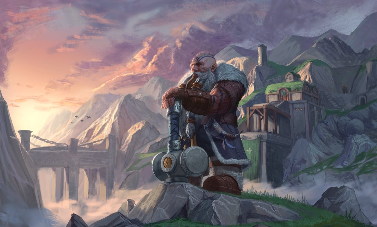 uzzzyzzzu's tweet photo. I really like to paint dwarves. They are so badass and epicπ
Let's call it #dwarftime and show your art/OC with dwarves (any fandom).
#art #artwork #cgart #Warcraft #FFXIV #TESO #DnDcharacter #uuz https://t.co/5VPSx2fMpN