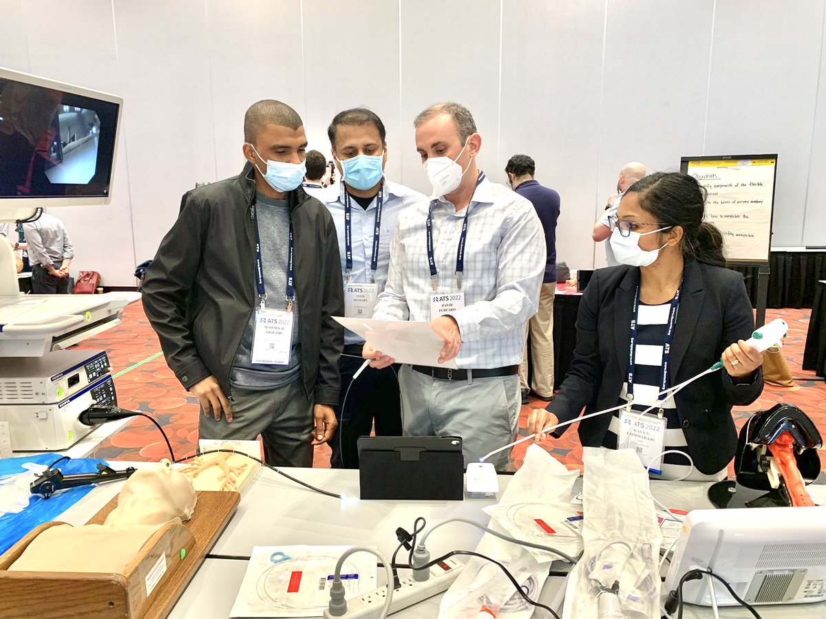 Dr. <a href="/mahmoudslooma/">Mahmoud Abouzid</a>, one of our incoming fellows , at <a href="/atscommunity/">American Thoracic Society (ATS)</a> and participated in the outstanding resident boot camp . Cannot wait to work with our new fellows this July ! <a href="/MUSOMWV/">Marshall School of Medicine</a> <a href="/marshall_health/">Marshall Health</a> #ATS2022