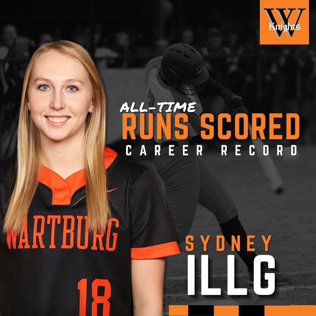 WartburgKnights's tweet photo. Congratulations to Sydney Illg who just became the Knights All-Time Most Runs Scored leader! 

@WartburgSB #GoKnights https://t.co/YXUbtSCBkT