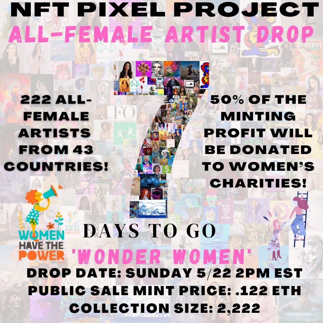 __Michelle_S's tweet photo. 7️⃣ days! Coming soon 🙌
@NFTPixelProject https://t.co/EH8JgC3YRk