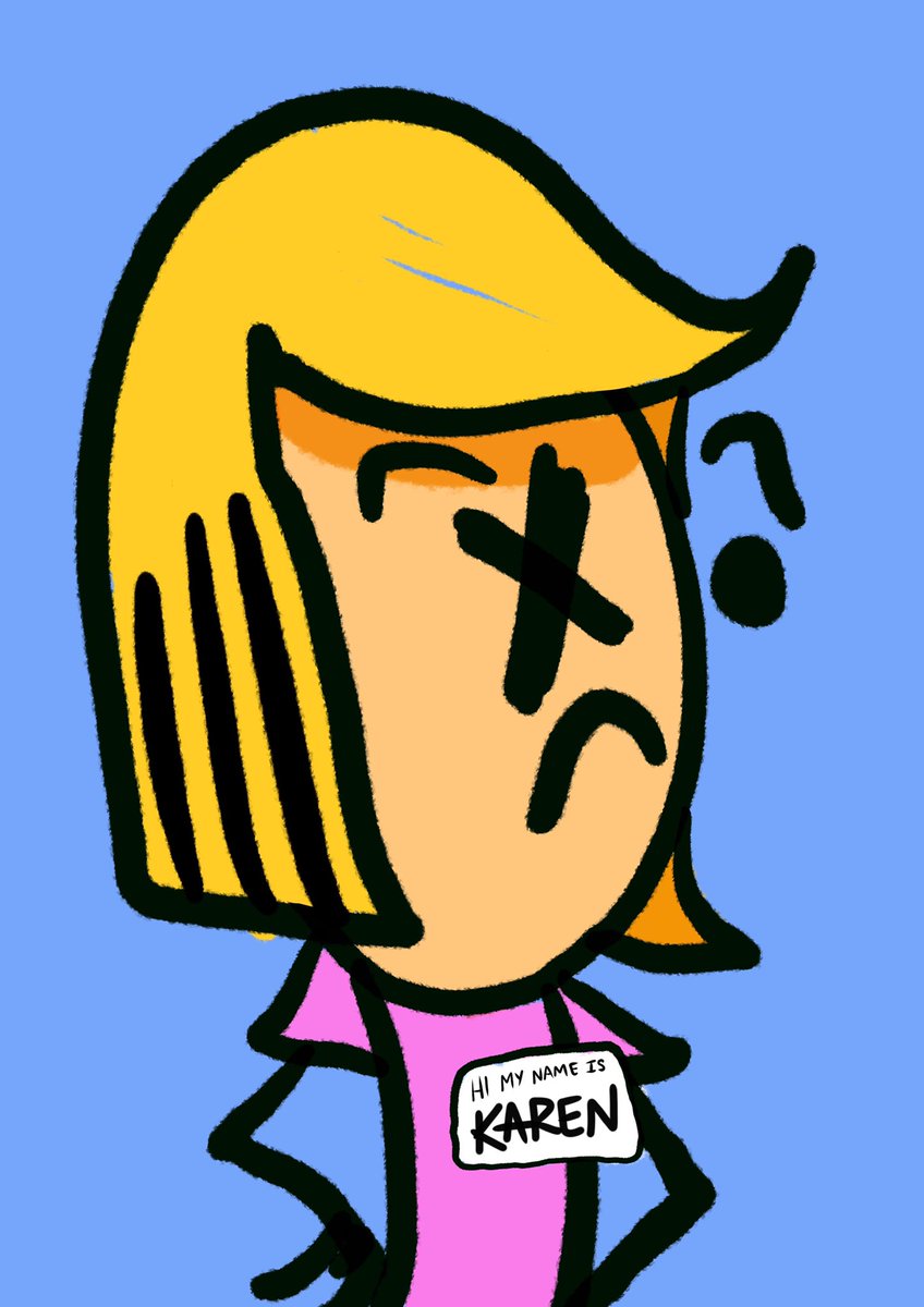 Hi my Name is KAREN!!!
Doodle MFer SMASH!!!
RARE.
.05 $ETH   You won’t find another!!!!