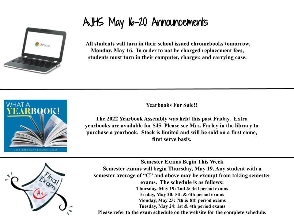 AhlfJHS's tweet photo. This week at AJHS! https://t.co/cppjMXkgkk