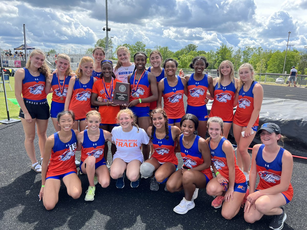 Our girls brought home the second place hardware from the toughest region in the state. Boys had a strong day finishing fourth and we are ready for a hot state meet this Saturday! <a href="/MavAthletics/">Marvin Ridge Athletics</a> <a href="/MarvinRidgeHSNC/">Marvin Ridge High School</a>