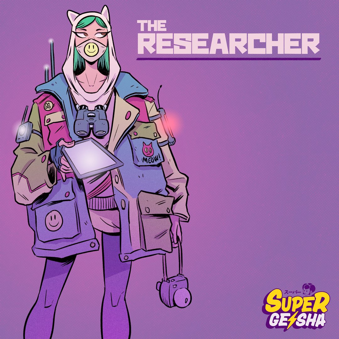 CryptoGeisha's tweet photo. The Researcher is here to.. help?

New lore drop in the Discord ⚡ https://t.co/Y89KjG8pPZ