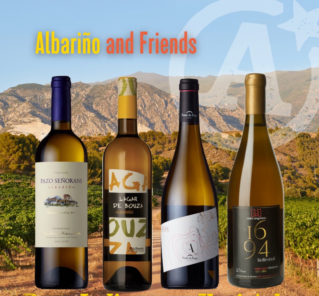 Albariño or Alvarinho is the perfumed, elegant aristocrat of the Rías Baixas in north-west Spain. Come and join us this Tuesday to taste from iconic producers and small family growers with incredible winemaking talent.
Book here 👇
the-tapas-room.designmynight.com/623b2f8b174828…