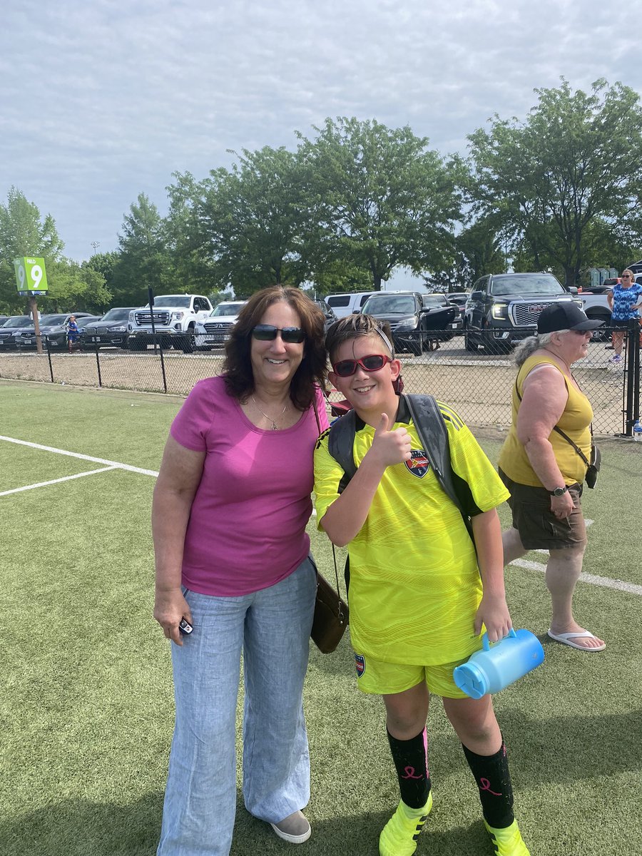 Hey <a href="/CassWalkerSuggs/">Dr. Cassandra Walker Suggs</a> and <a href="/drtonylasley/">Tony Lasley</a> I got to watch one of your students play a stellar game in goal this morning. Off to the championship game!