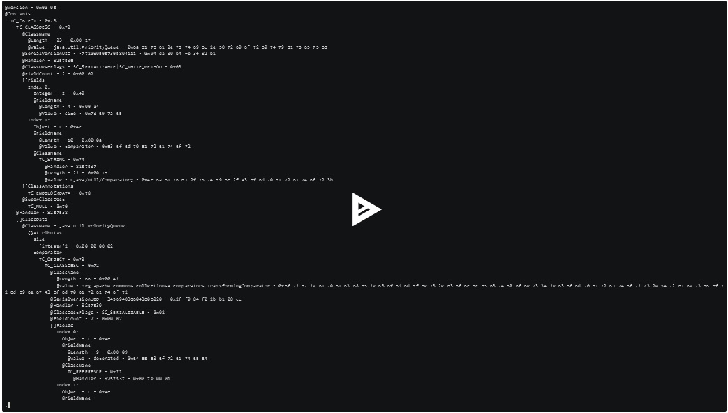Richard_S81's tweet image. #Hacking #Go #JavaSerialization #ProtocolAnalysis #Zkar #Malware #Vulnerability #cyberAttack #CyberCrime #CyberSecurity 
Zkar : A Java Serialization Protocol Analysis Tool Implement In Go.
github.com/phith0n/zkar
kalilinuxtutorials.com/zkar/