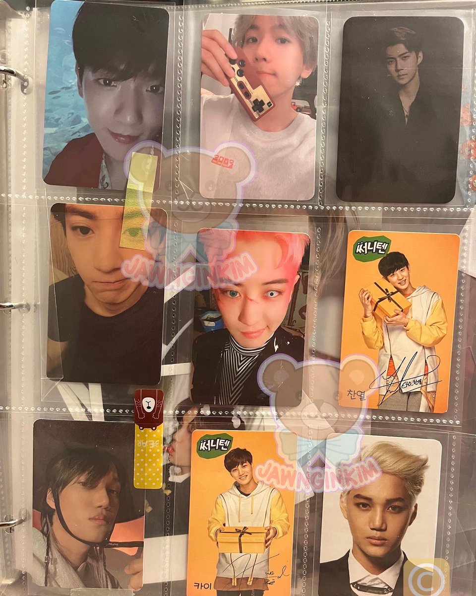 jawnginkim's tweet photo. WTS/WTT [PLS RT]

Have: various EXO PCs

Want: 2nd pic no sticker or $7usd each (except eribong sehun pc, kai peaches, and sunny10)

Sehun LS3 and Kai peaches: $9usd

Sunny10 - for trade only

🇺🇸 and 🇨🇦 only for now

#exophotocard #exotrade #exopctrade #exophotocardtrade https://t.co/mAxMaZrhPJ