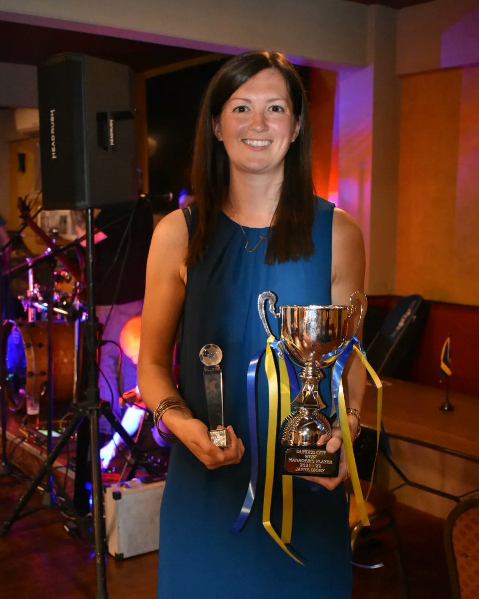 Another special recognition was awarded to <a href="/jdigby84/">Jayne Digby</a> last night for her outstanding contribution to Dundee City, reaching 16 years with the club 👏🏼

Proudly sponsored by Perla Orthodontics