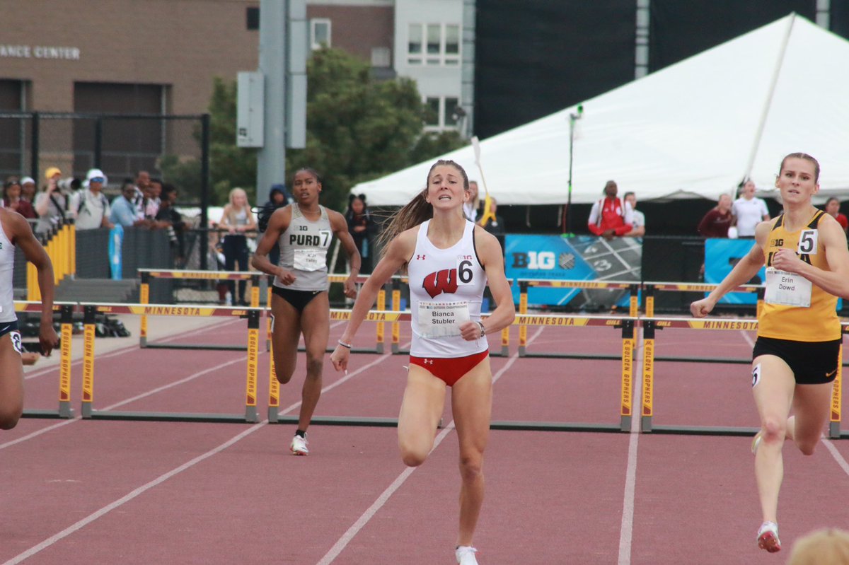 BadgerTrackXC's tweet photo. @BiancaStubler finished second in the womens 400m hurdles finals with a time of 57.58! https://t.co/SXVseYnwku
