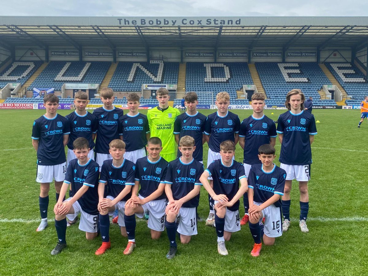 DundeeFCAcademy's tweet photo. Great games today at Dens Park for the Academy U14s and U16s vs @KFCYouthAcademy well done everyone involved 👏🏻⚽️ https://t.co/6IeyCJg29E