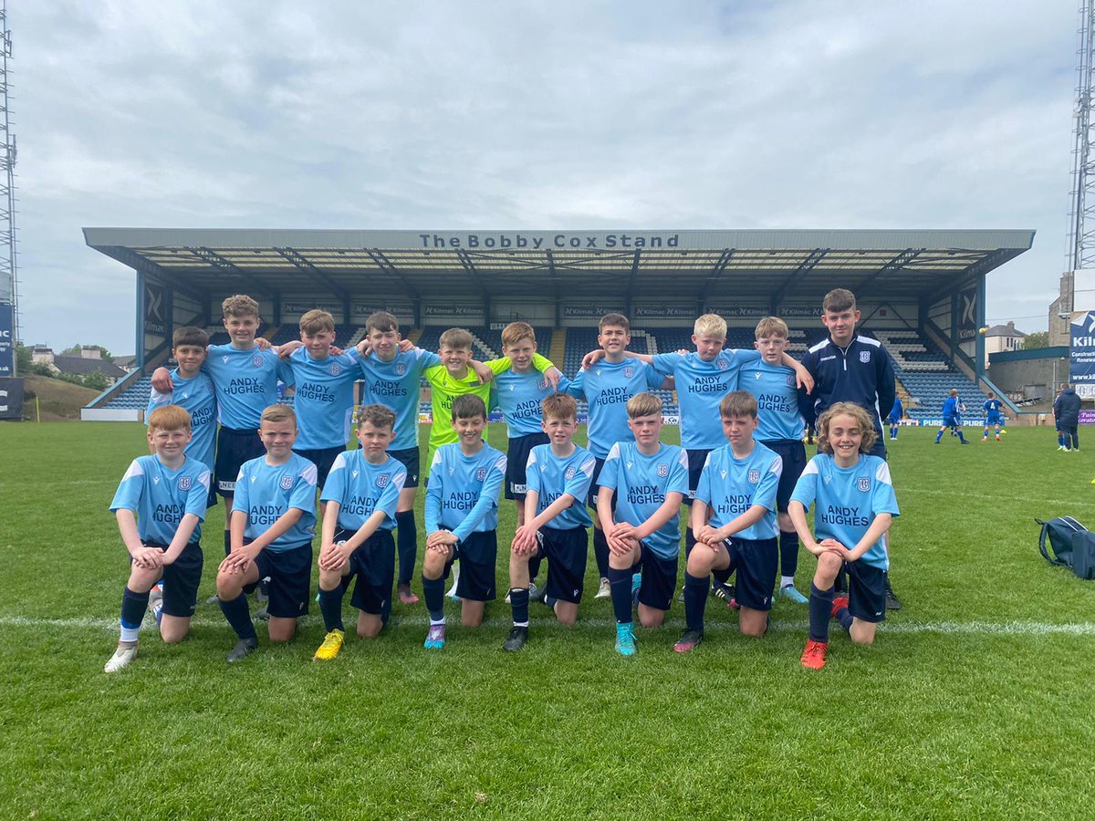 DundeeFCAcademy's tweet photo. Great games today at Dens Park for the Academy U14s and U16s vs @KFCYouthAcademy well done everyone involved 👏🏻⚽️ https://t.co/6IeyCJg29E