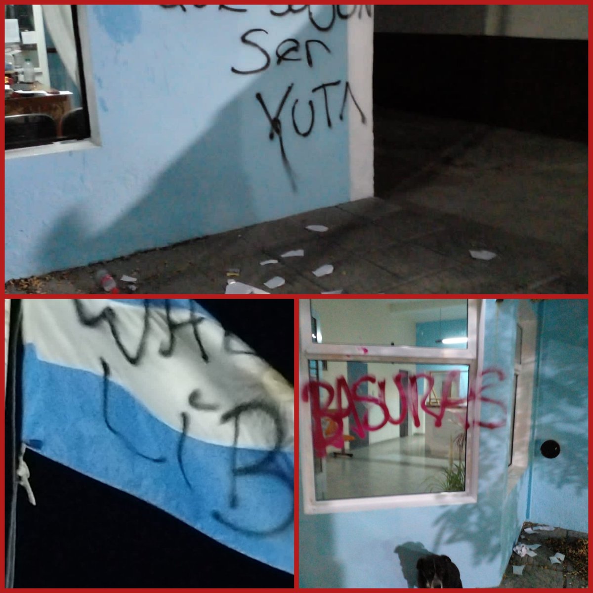 Repudio total a los pañuelos verdes en Las Grutas, Río Negro.  Esto no se debe ocultar, perder el respeto y los valores conlleva a sociedad en decadencia. Y luego piden respeto.