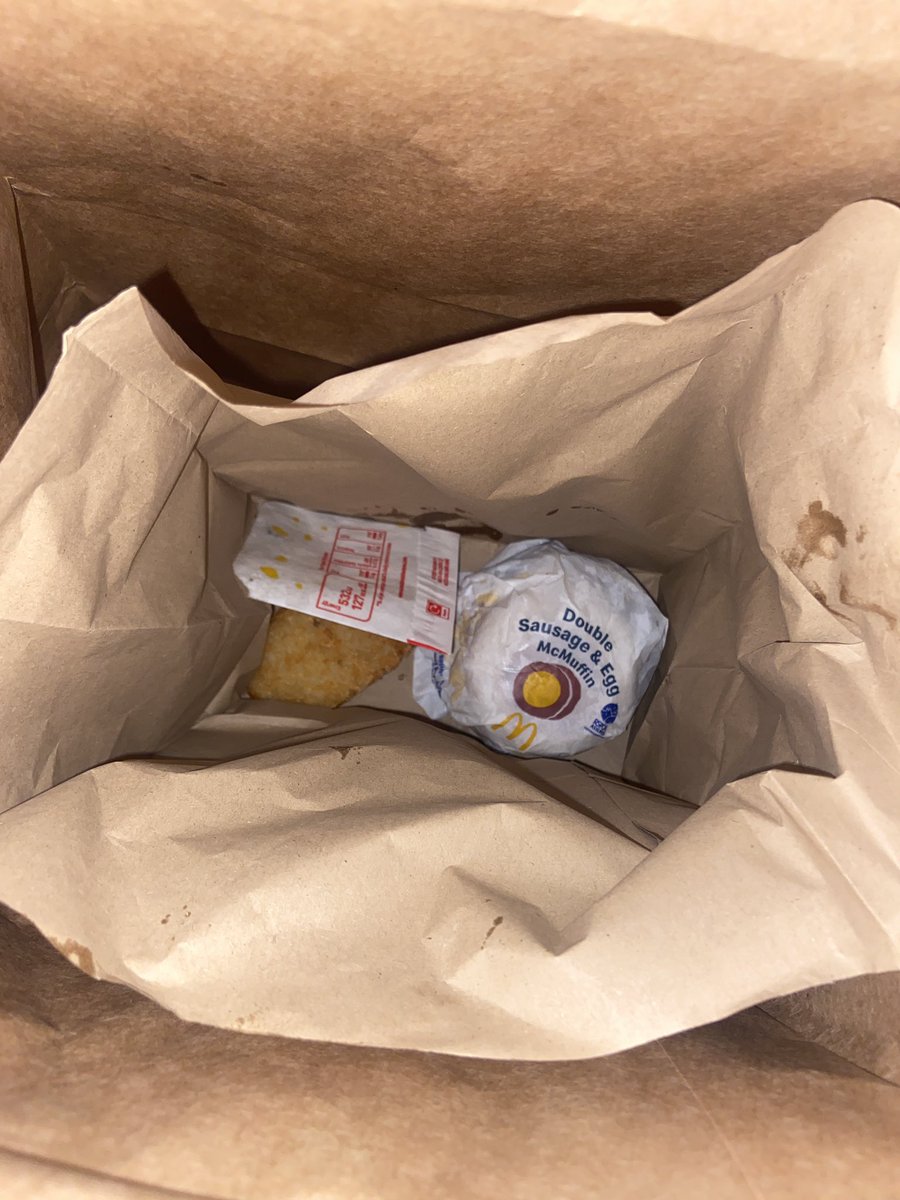 ThatWeirdEllie's tweet photo. @ubereats_uk spent £16 on my McDonald breakfast and to my dismay I received the wrong order… which wasn’t vegetarian. This was very traumatic and when I tried to ring the driver I got no response. The support team were terrible saying I couldn’t have a refund. heartbroken. https://t.co/PSezkyT3Wn