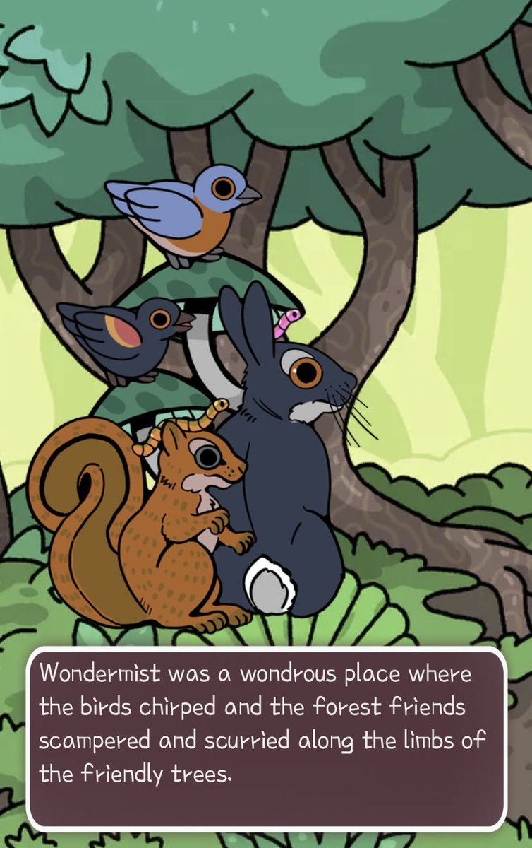 ch1ckadeedee's tweet photo. This morning I played through the first episode of the @WoodiesNFT story in the @KangarooStories app and it was amazing! So thoughtful, magical, and surprisingly emotional! Can’t wait for the next episode. 🌳🐦🐛🍃 https://t.co/YmSaygWoVr