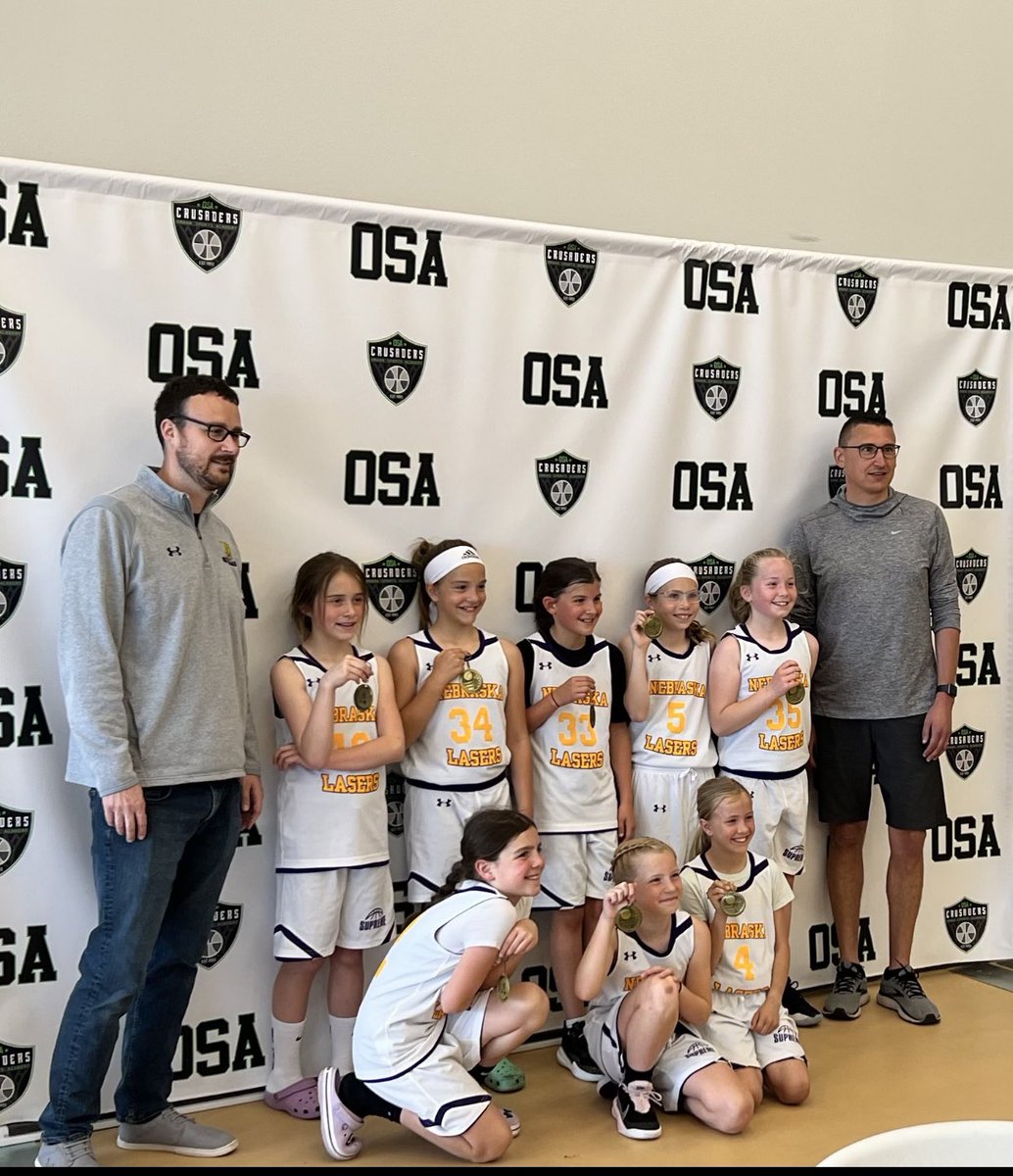 3rd/4th Dunkers Division Champions: Nebraska Lasers 3rd Gold! Congrats Girls! #MWCC <a href="/NELasersHoops/">NE Lasers Basketball</a>