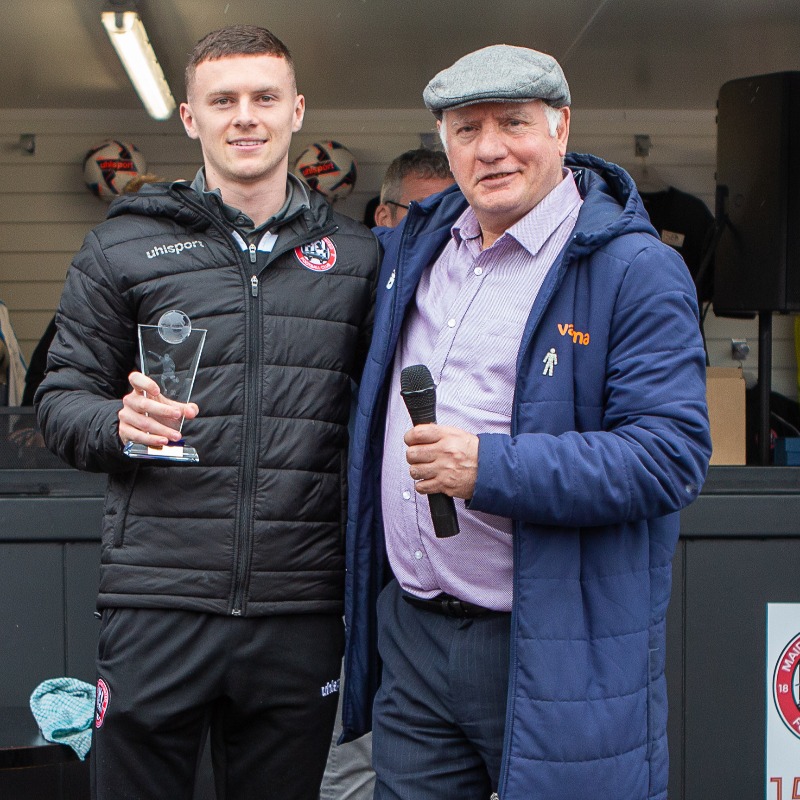 MUFCYorkRoad's tweet photo. 🏆 Your 2021/22 Golden Boot winner, Manager's Player, Player's Player, and Supporter's Player runner-up, Josh Kelly. 

#WeAreMaidenhead