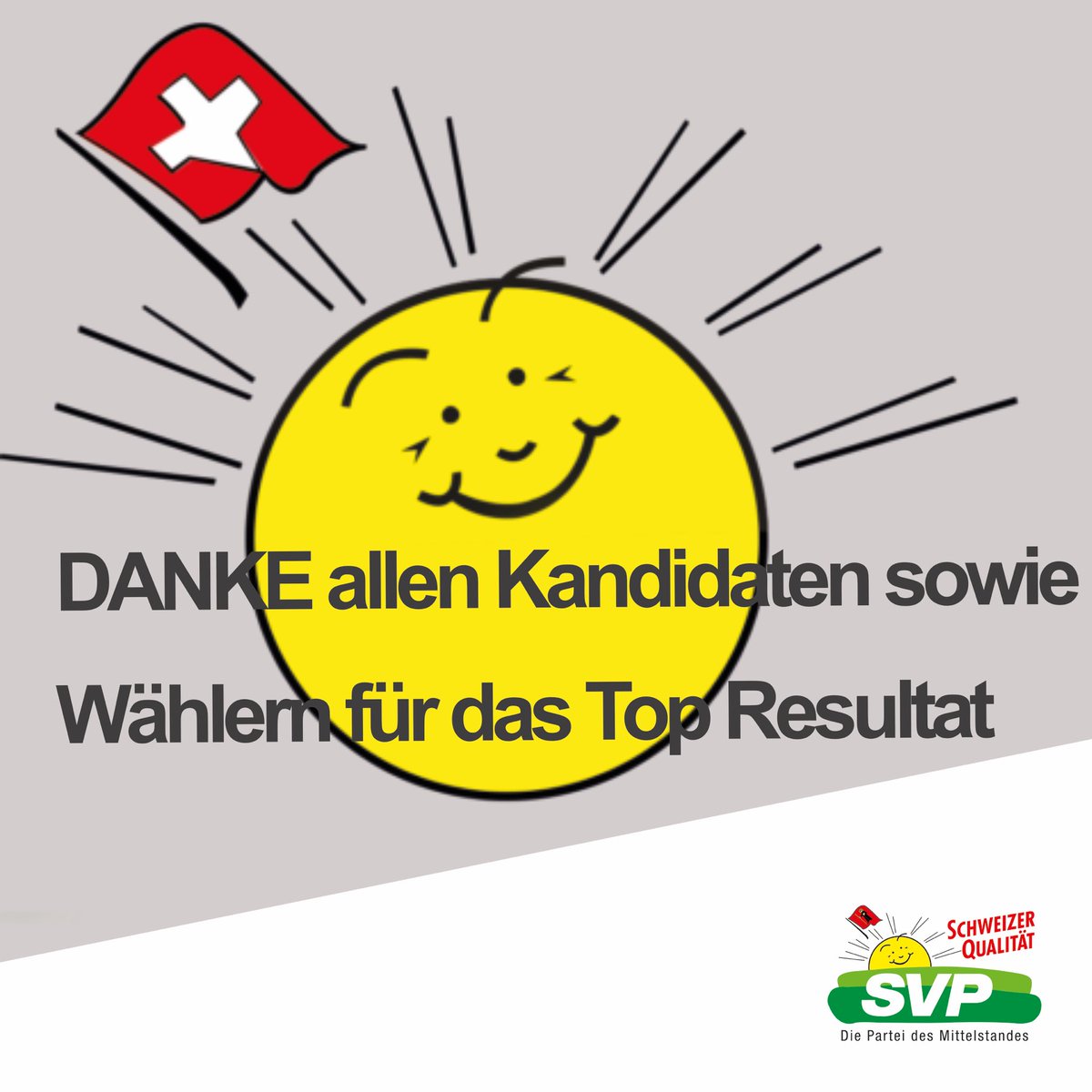 DANKE😊🎉 #svpgl #landratswahlen2022 #topresultat #aberclever