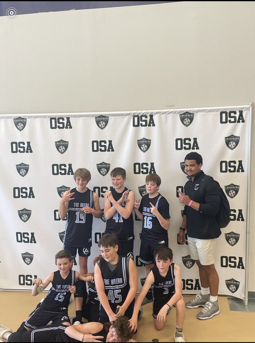 6th Grade Boys Jammers Division Champions: The Arena. Nice Weekend, Boys! @ArenaSiouxCity #MWCC