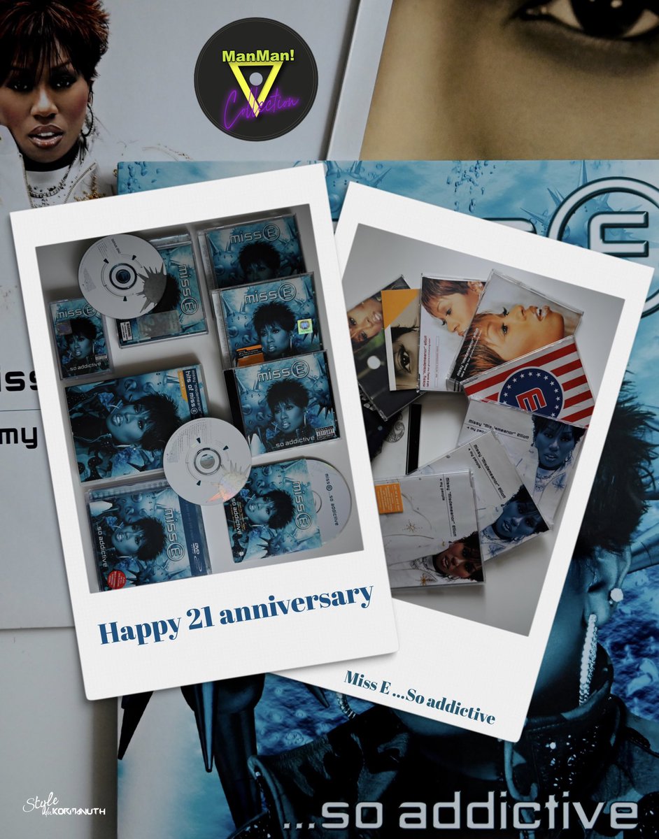 RY8N8VERY's tweet photo. @ME_addicts @MissyElliott @Ginuwine @TheRealEve @Ludacris @Timbaland @sosobrat @BustaRhymes @DorindaTheRose @officialkcs @therealredman Happy 21 @MissyElliott with #SoAddictive ive got some nice ones in my #ManManCollection from vinyls to cassettes, cd singles and dvds.
Love the rare and exclusive Promo mix cd sampler from the East West Street team.
The Australian limited edition bonus cd.
Multichannel dvd. https://t.co/3shitJ8kXY