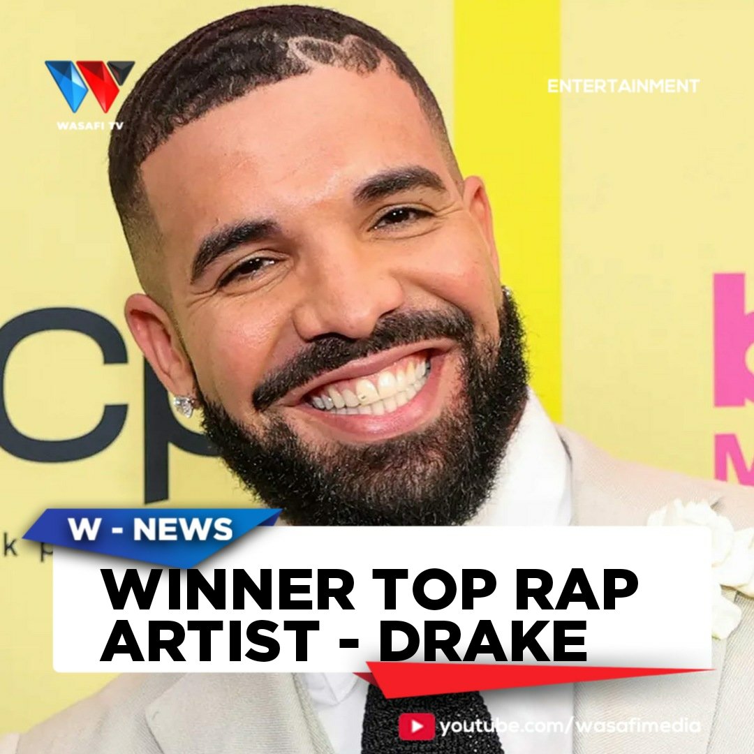 wasafitv's tweet photo. @BBMAs #Drake wins TOP RAP ALBUM for #CLB &amp; TOP RAP ARTIST at the #BillboardMusicAwards

#Drake Ameshinda Tuzo Ya #TopRapAlbum "Certified Lover Boy" Pamoja Na "Top Rap Artist" Kwenye - Billboard Music Awards 2022

Cc.✍:@officialtriggah

#AfricaIsWatching #WasafiDigital https://t.co/al3j1rlJbR
