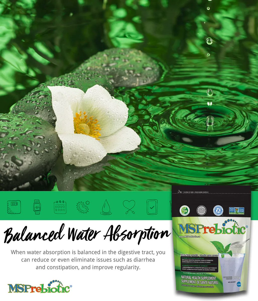 Balance water absorption...  #prebiotics #guthealth #wellbeing