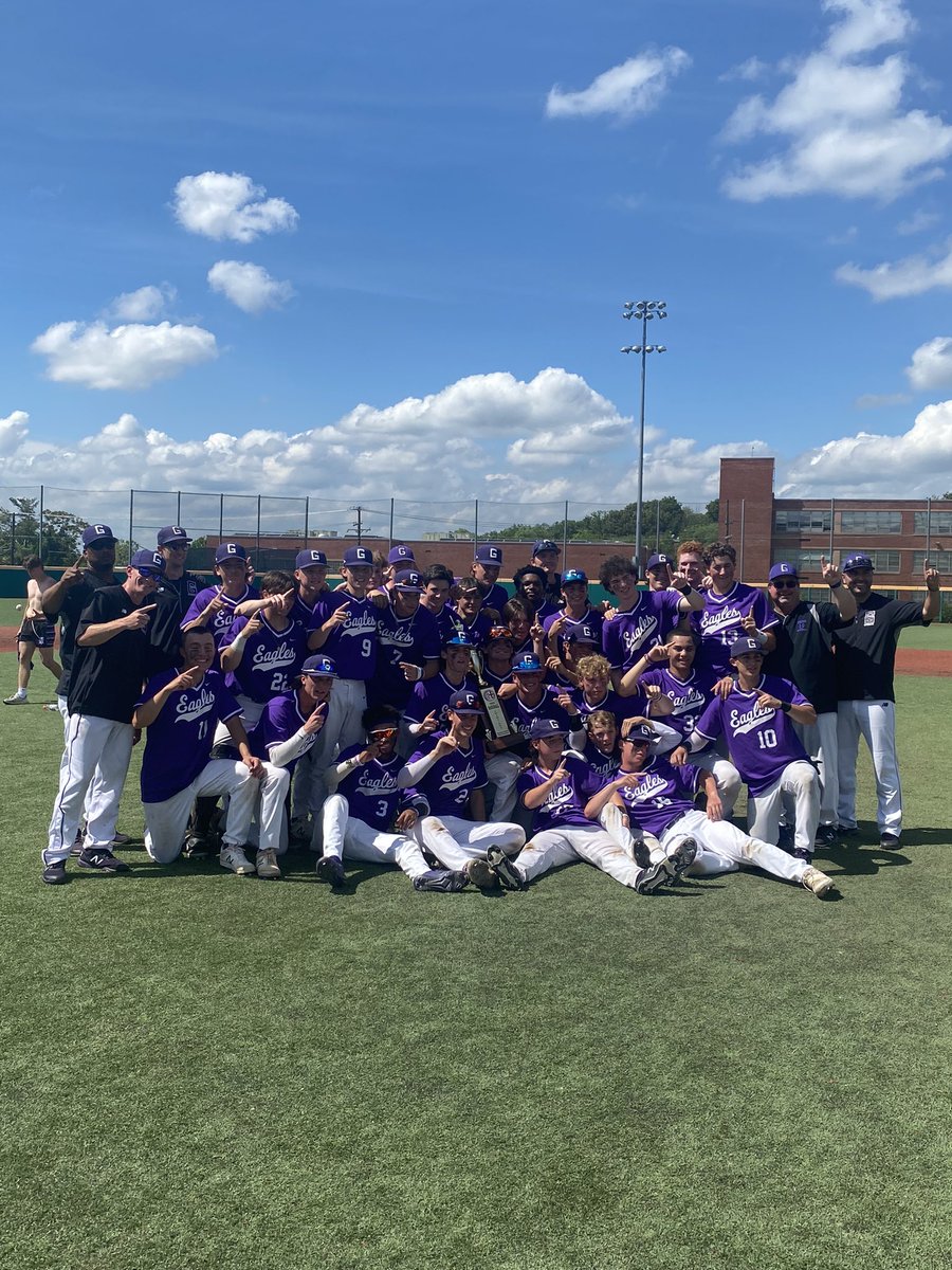 JoeReyda's tweet photo. #Gbaseball WCAC Championship for first time in 22 years. https://t.co/Ol4xFAXkfP