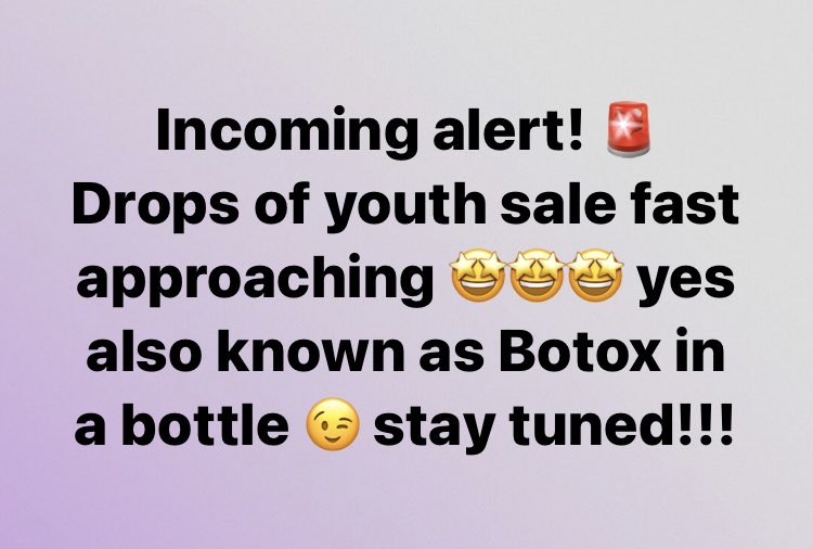 Kat_VeganBeauty's tweet photo. #dropsofyouth #botoxinabottle #sale https://t.co/dFJ6naog7P