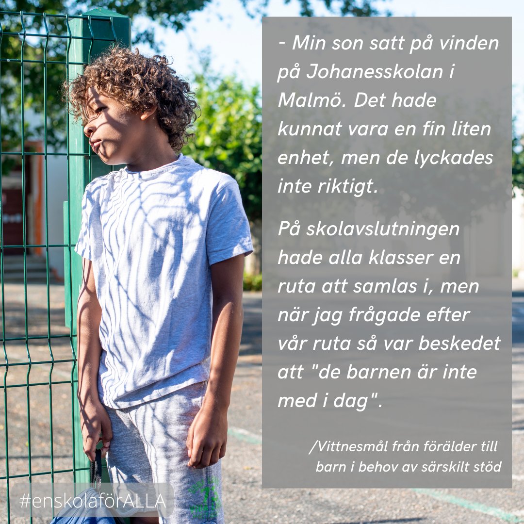 Hur skulle du känna om det var ditt barn?

Kanske har ditt barn varit med om liknande? Lämna gärna ett vittnesmål och berätta: sv.surveymonkey.com/r/NDZ83GP

#enskolaförALLA