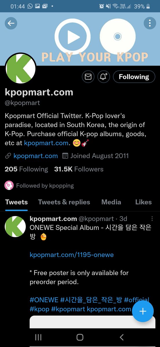 Vini_EXOL's tweet photo. @kpoppingcom @kpopmart Done! https://t.co/rEvP7tLygo