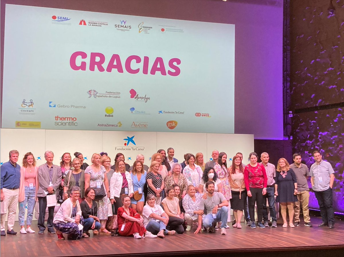 LupusMadrid's tweet photo. Gracias a todas las asocioaciones q, año tras año, hacen posible la realización de congresos como #lupus22. Sin vuestra labora diaria, nada sería posible. https://t.co/yYCPwmwlIV