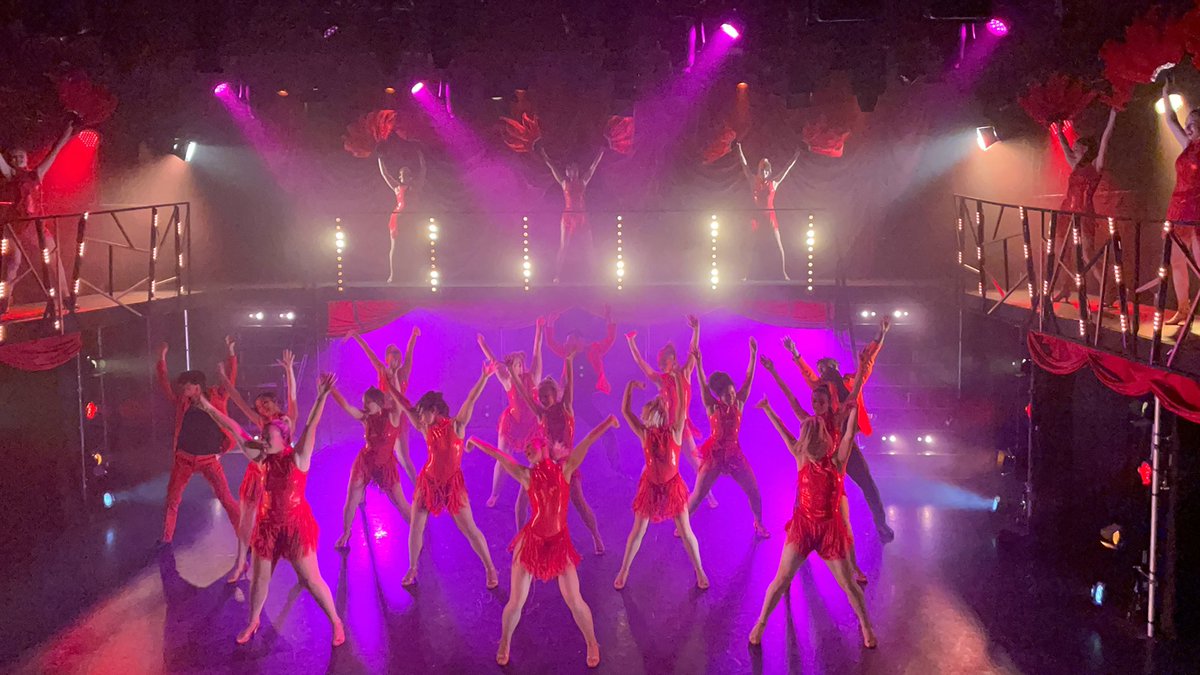 Dance Show ‘Rhythm &amp; Beats’ opens on Tuesday. Lighting Design by 2nd year Miskin technician Jack Shadwell #miskintheatre #technicaltheatre #lightingdesign #stagelighting #theatre