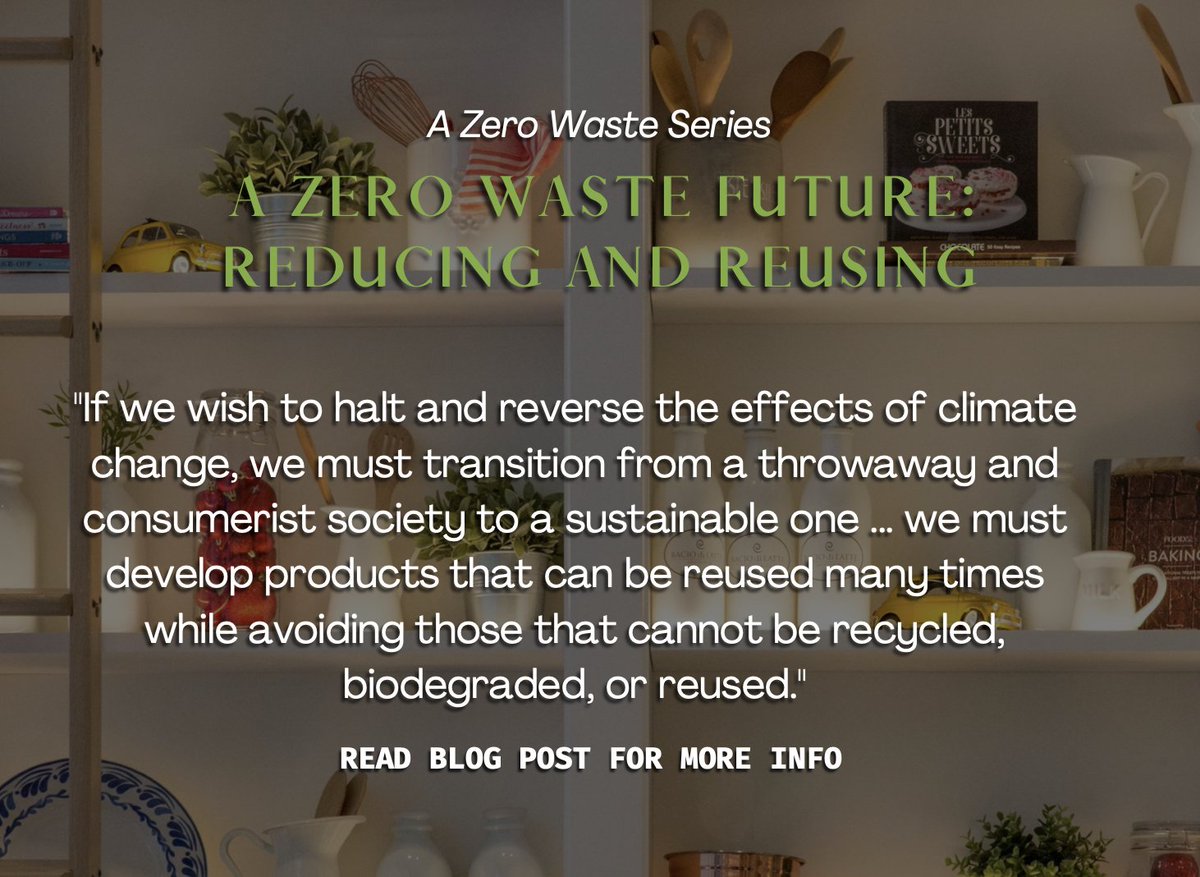 Ecoternativesco's tweet photo. If you didn’t already know, we’ve been writing a blog series on the future of zero waste. Check out our second blog on reducing waste and reusing products sustainably! ♻️
#thefutureisnow #zerowaste #climatechange 

READ MORE: https://t.co/zigNAp9Get https://t.co/nHqaos3JNO