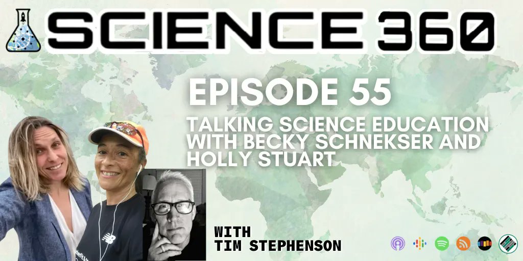 teachbetterteam's tweet photo. Teaching science CAN be this way. Listen in to this inspiring conversation and bathe in the infectious enthusiasm of these two amazing teachers https://t.co/Kt31iLwTiU via @astrostephenson #Science360Podcast #EDUPodcast #TBPodcastNetwork https://t.co/miirWpbx2W