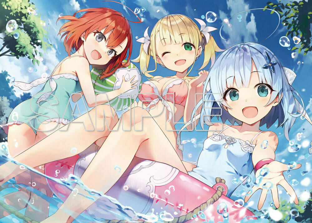 公女殿下の家庭教師 複製サイン入りキャラファイングラフ ティナ＆エリー＆リィネ ☀7月20日(水)発売☀ 『公女殿下の家庭教師12』ファンタジアスペシャル