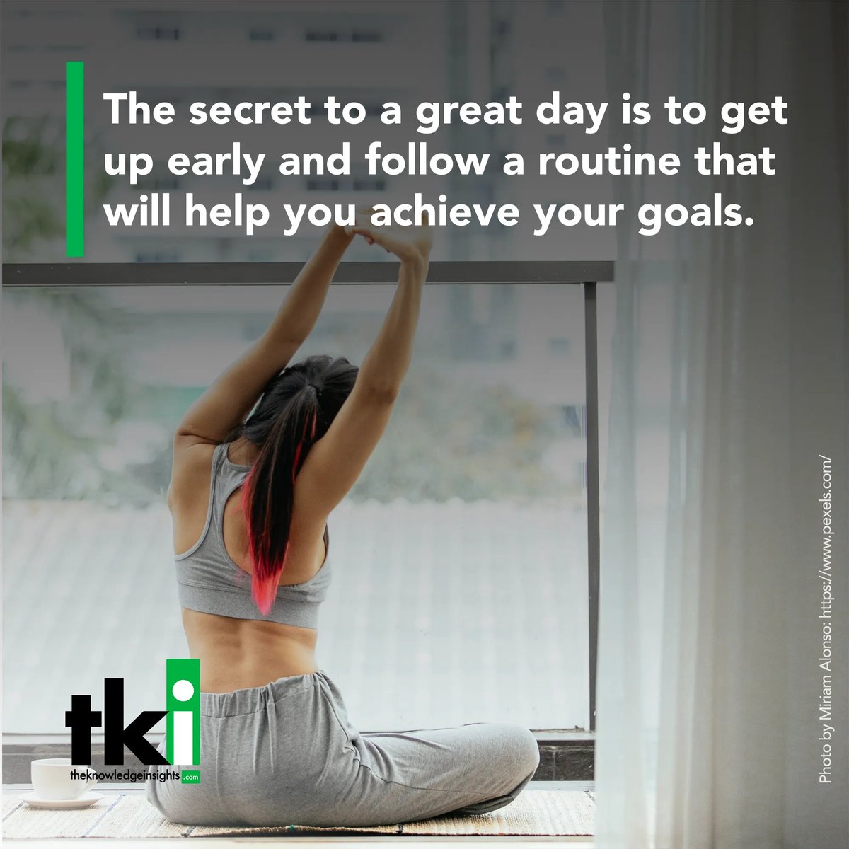 theknowledgein9's tweet image. A morning routine will allow you to focus on more important things in life. It can help you become more efficient and productive all day long. 
#disciplineforsuccess #disciplineforsuccesslife #disciplineforthewin #disciplineforlyfe #disciplinefindsome #disciplineforpassion