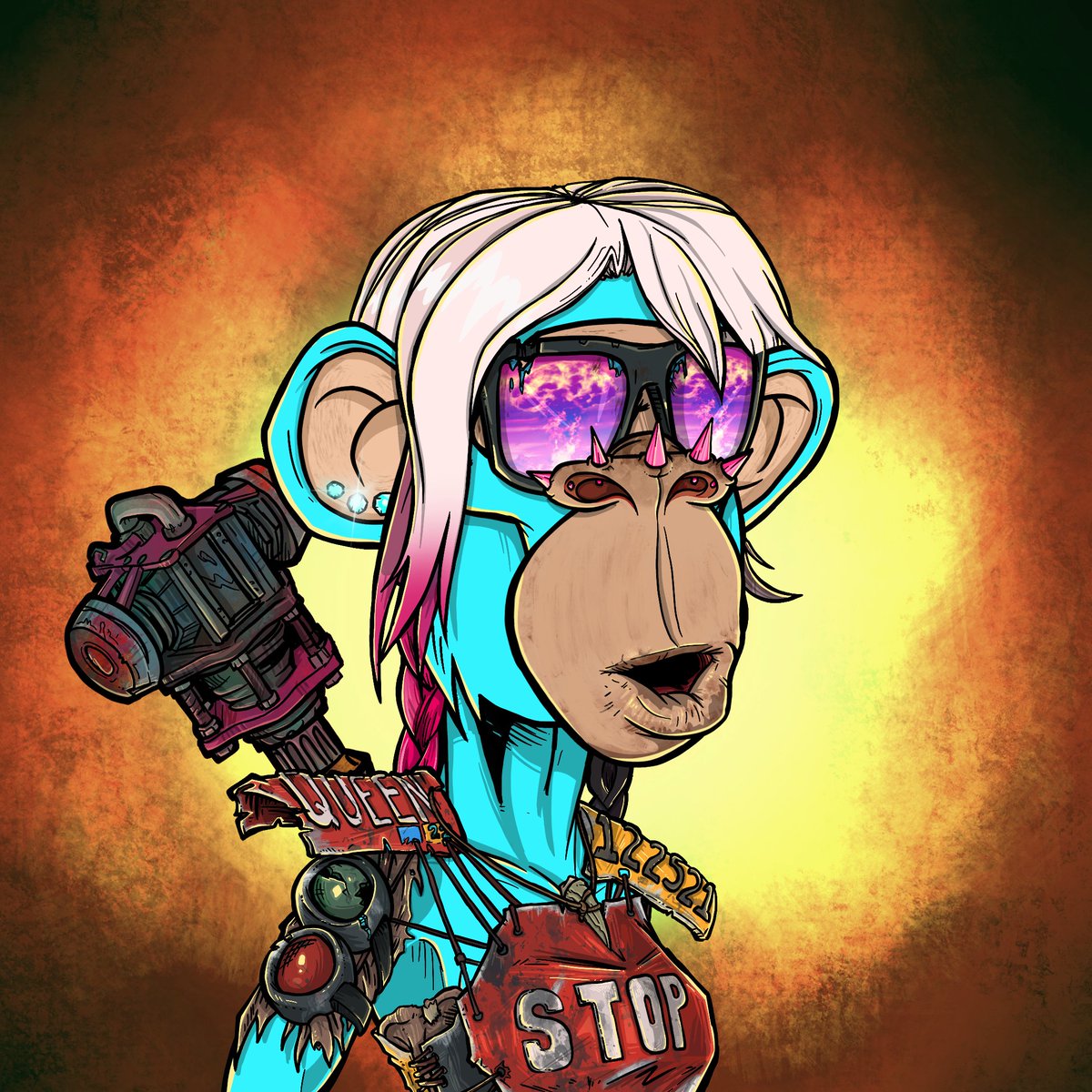 investinbit's tweet photo. Got her a mate!❤️‍🔥

#NFT #NFTs #NFTCommunity #AAPES #AAPEQUEENS https://t.co/YumtZBAWYG