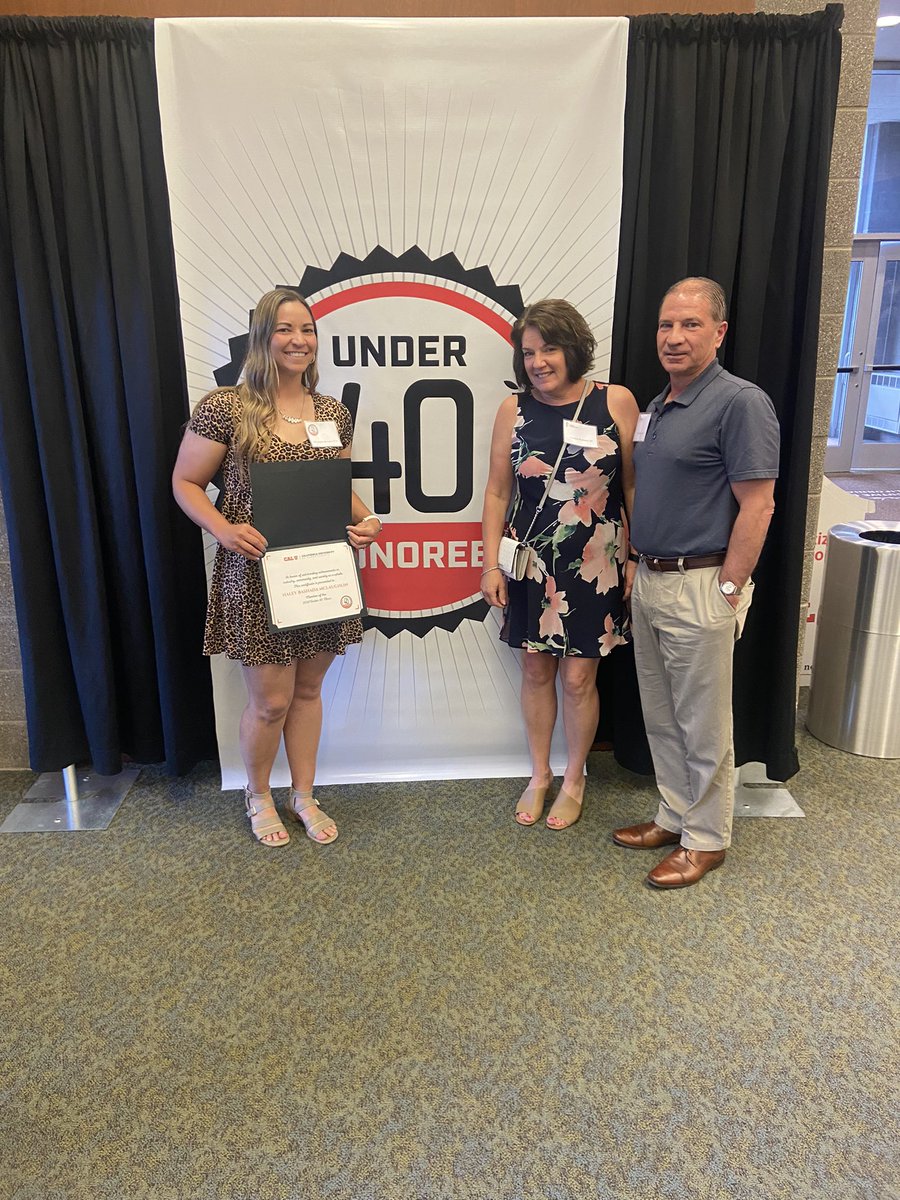 Haley_McL9's tweet photo. Very proud to have been honored as a @CalUofPA 40 Under 40 recipient on Friday. My parents, β85 & β89 grads, and my husband, who is currently getting his MBA there, attended with me. CAL U will always be special for us no matter what itβs called.π€β€οΈ #CalU4Life https://t.co/zae5NCMO6M