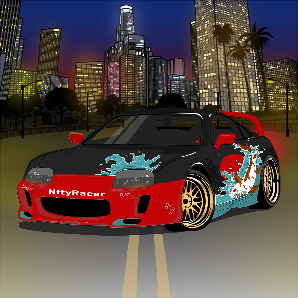 NFTyRacer's tweet photo. ⚠️Mint is Live⚠️

Go check it out! Our genesis PFP collection is live now!
https://t.co/Ezx54eTJT4

2JZ is ready, we are releasing VERY limited numbers, only 140 of these will be minted!!!
#NFTdrop #NFTcollections https://t.co/gGdmBvaqLe