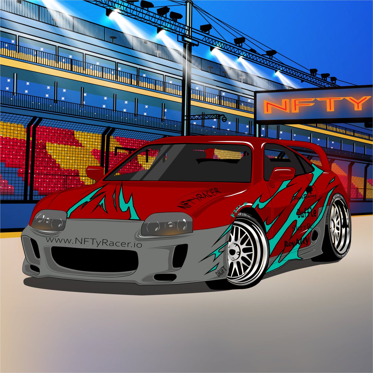 NFTyRacer's tweet photo. ⚠️Mint is Live⚠️

Go check it out! Our genesis PFP collection is live now!
https://t.co/Ezx54eTJT4

2JZ is ready, we are releasing VERY limited numbers, only 140 of these will be minted!!!
#NFTdrop #NFTcollections https://t.co/gGdmBvaqLe