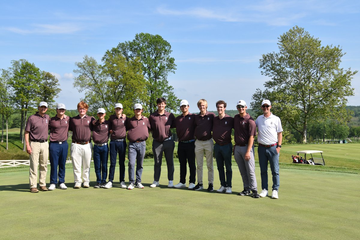 BoysLatinSchool's tweet photo. Our varsity golf team lost in the MIAA Championship to Severn today. The team played exceptionally well on the very challenging Caves Valley course. Congratulations on a great season! #BLGolf #BoysLatin #EQV https://t.co/dxbP1Th6d0
