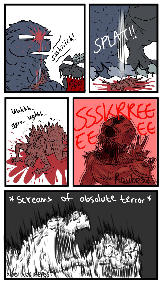 Here's my version of the Shin comic lol
His abilities are very... special haha... nice;;;
(1/2)
Thank you Wikizilla for the info!
#Godzilla #ShinGodzilla #ゴジラ #ULTRAMAN 