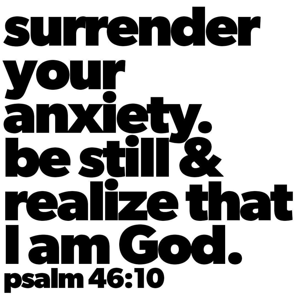 Hillsong's tweet image. Be still and know that He is God.