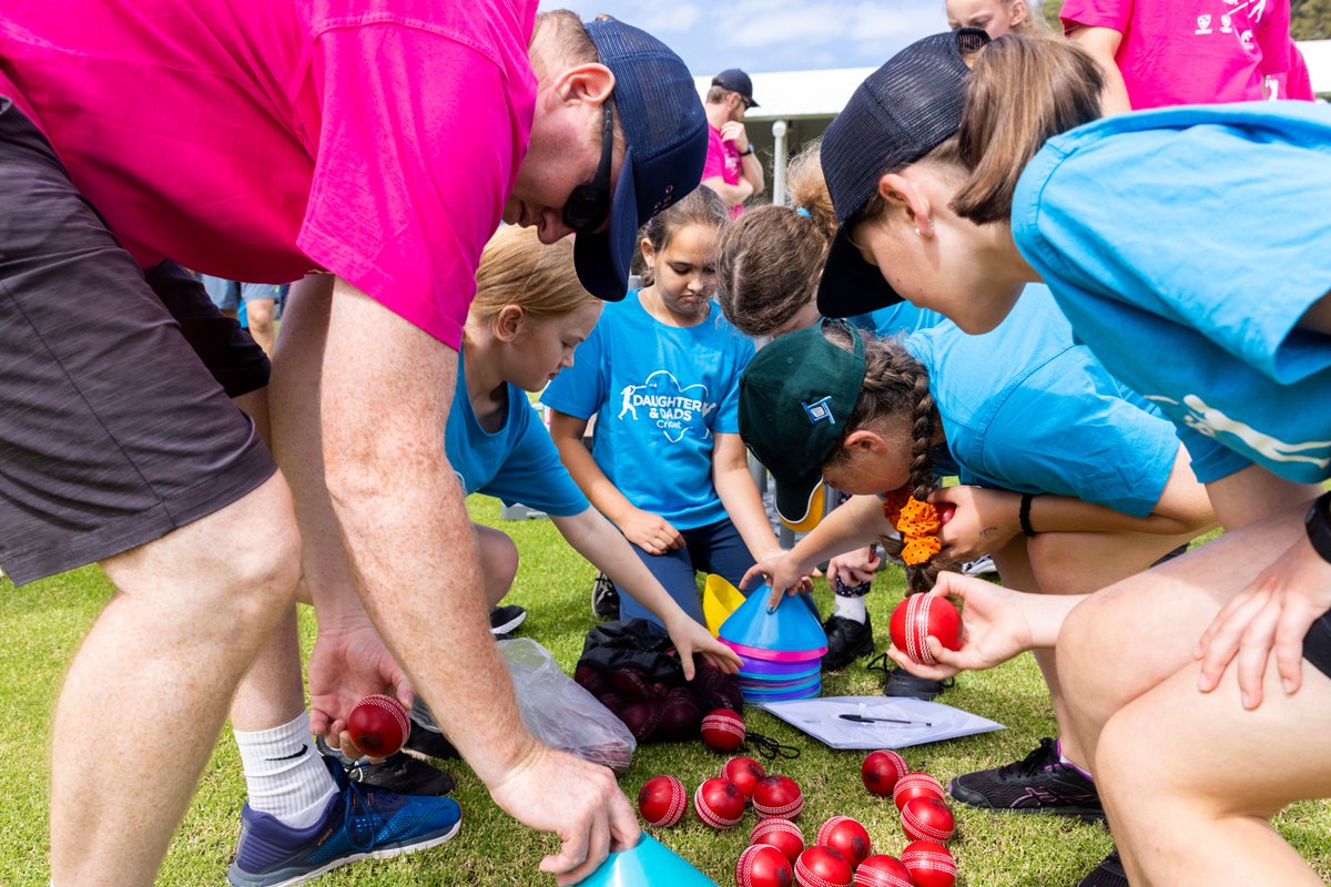 Daughters and Dads Cricket tweet media