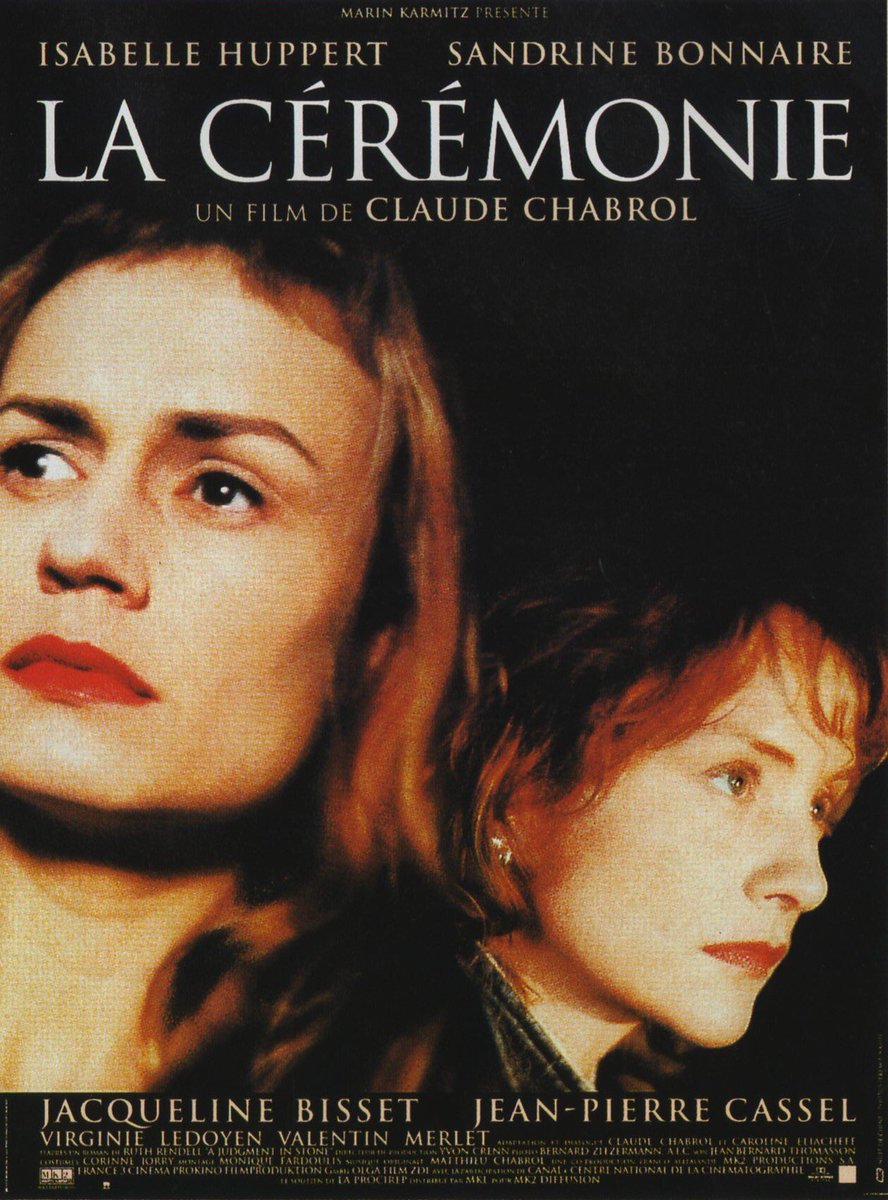 CineObsessions's tweet photo. We did an Isabelle Huppert triple feature for my girlfriend’s birthday:
1) Every Man for Himself (1980)
2) Coup de Torchon (1981)
3) La Cérémonie (1995) https://t.co/CS0wI1VVqI