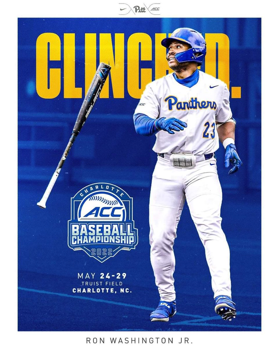 teamLayton will be attending ACC baseball tourney again this year. And again this year we'll get to cheer on our alma mater. #H2P #LetsGoPitt #PanthersBaseball #GoSports