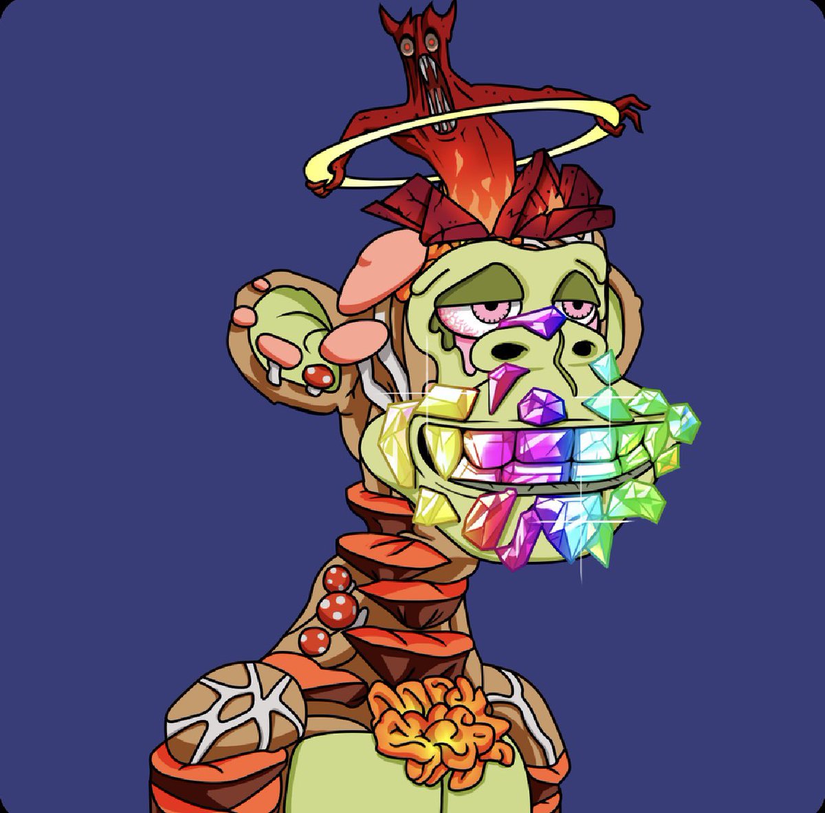 Finally picked up a mutant today  🔥 <a href="/BoredApeYC/">Bored Ape Yacht Club 🍌</a>